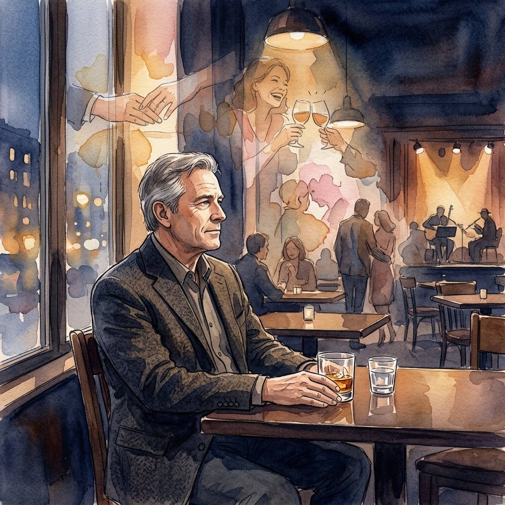 Мужчина, который всегда приходит туда, откуда  собирался уйти artwork