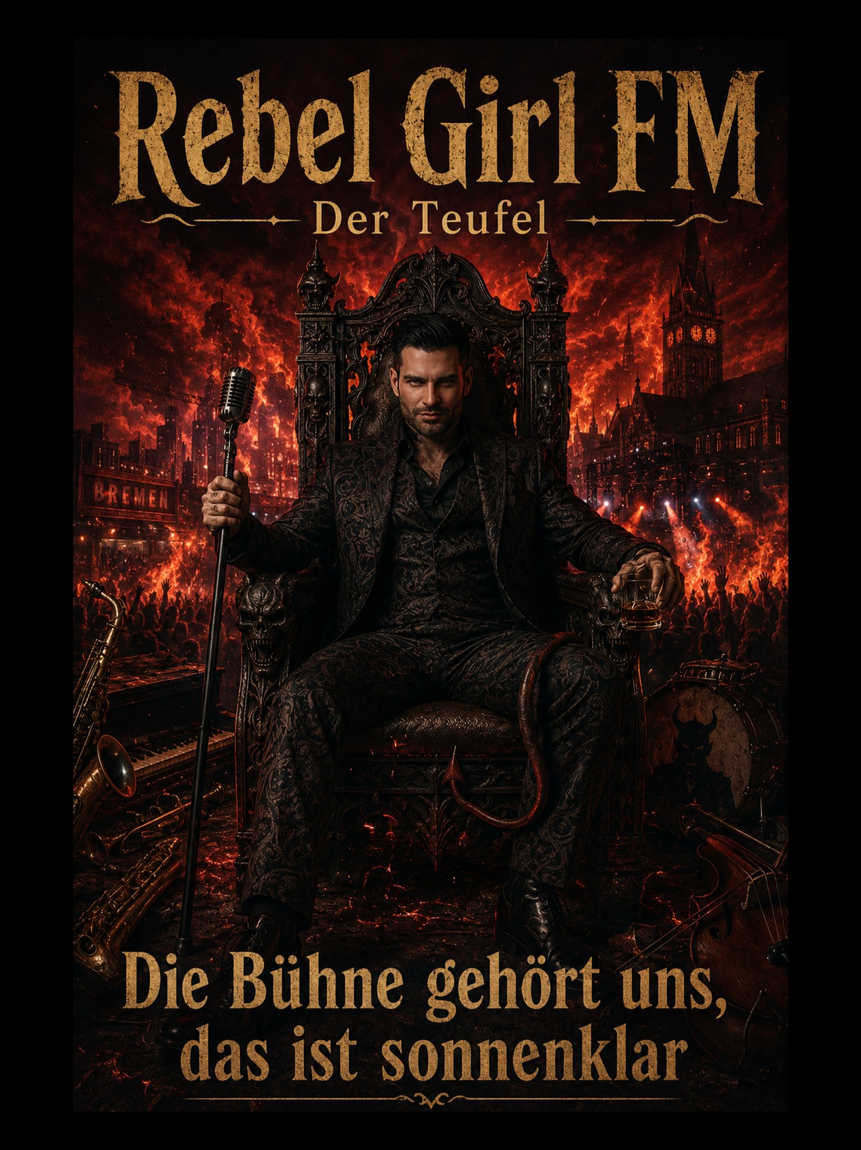 Rebel Girl FM - Die Bühne gehört uns, das ist sonnenklar artwork