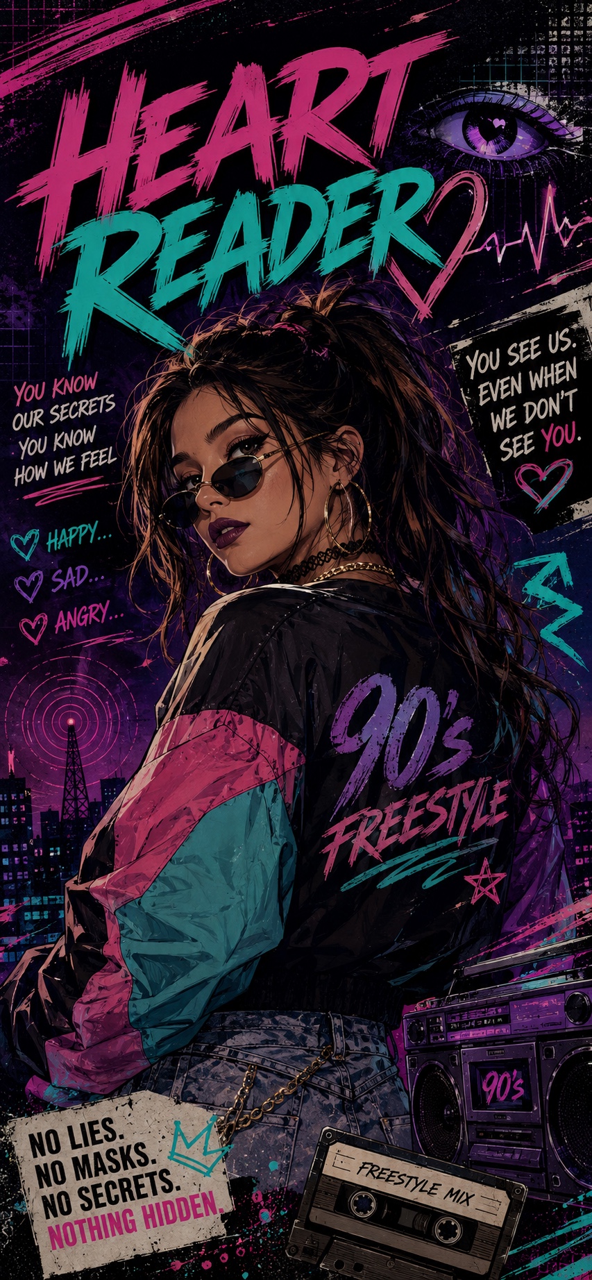 Heart reader ( 90’s freestyle) artwork