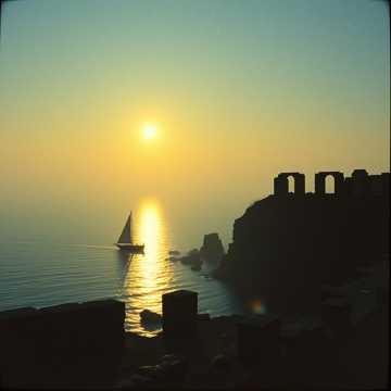 Silence in the Glimmering Sea artwork