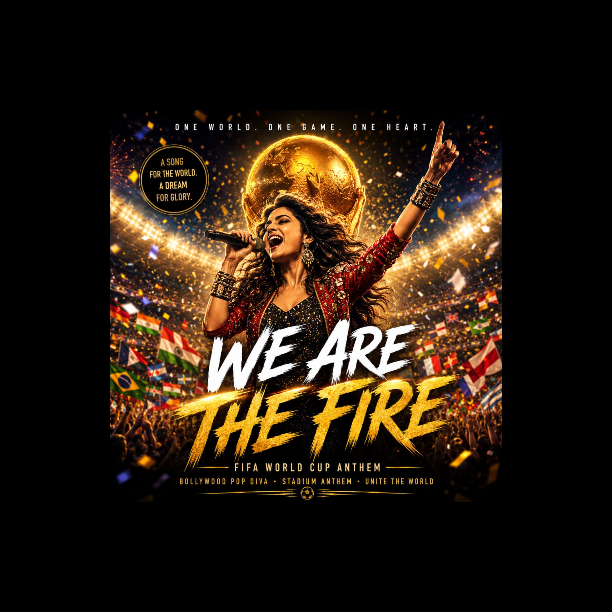 FIFA World Cup 2026 - We are the Fire artwork