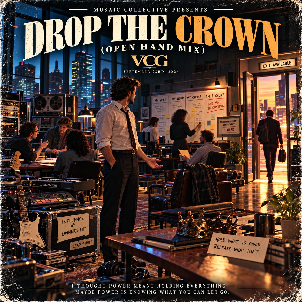DROP THE CROWN (OPEN HAND MIX) artwork