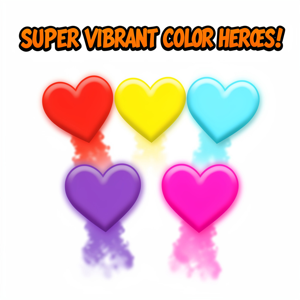 Super Vibrant Color Heroes! artwork