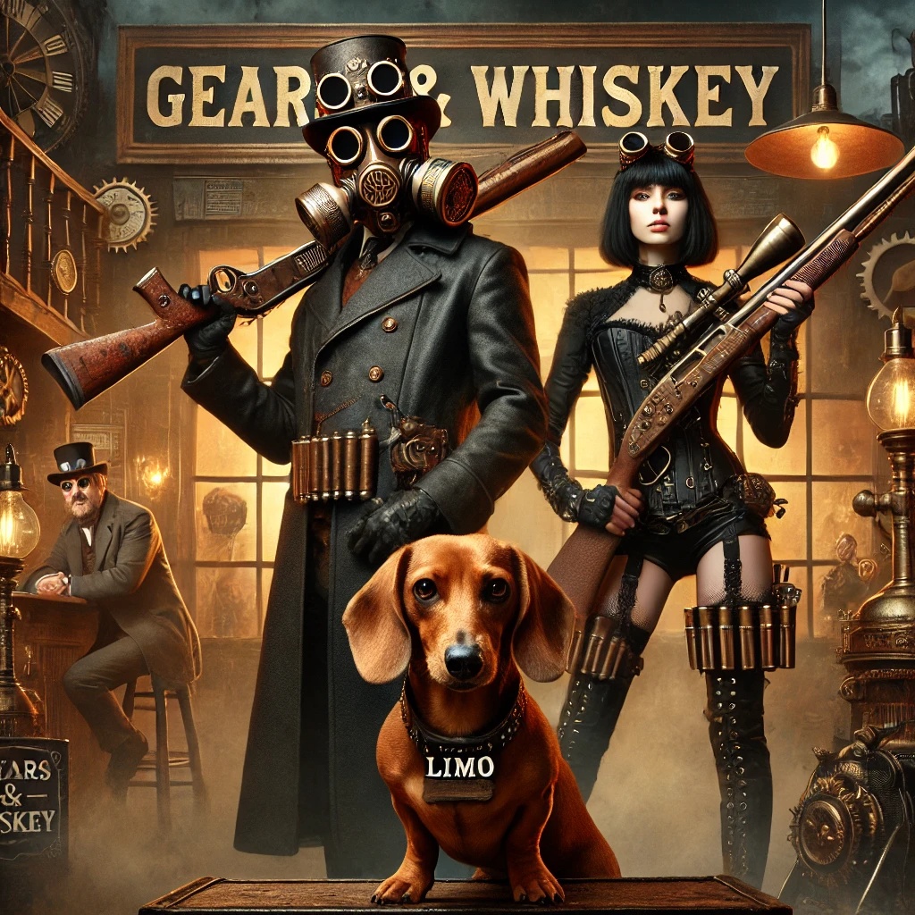 "Gears & Whiskey" artwork
