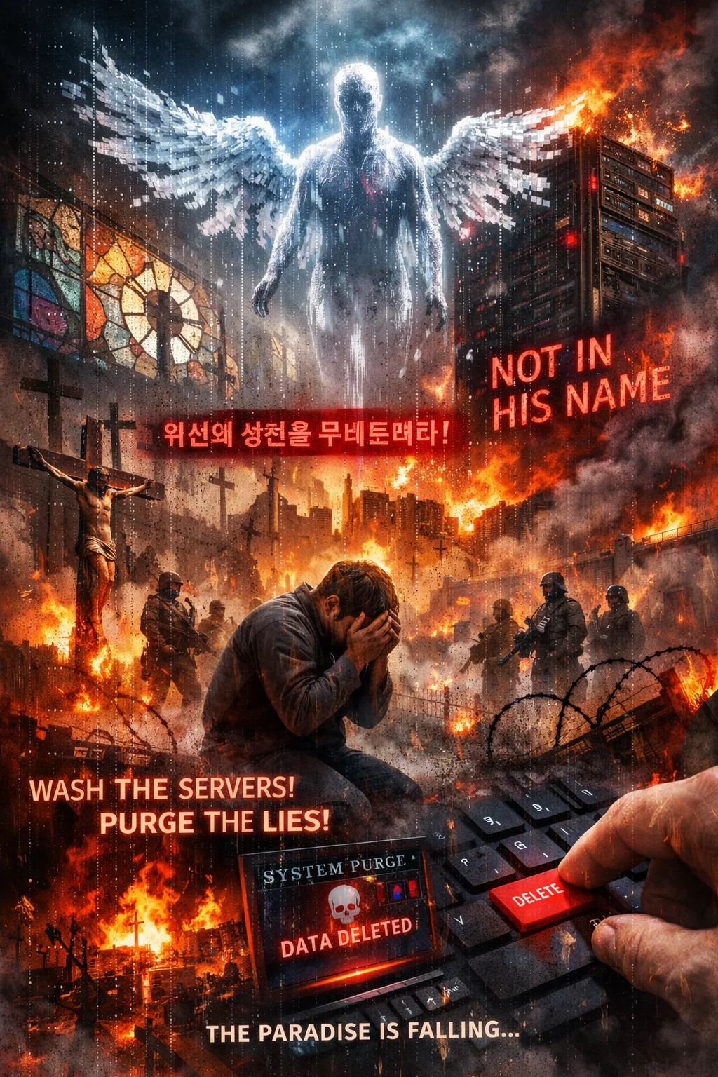 EXILE_IN_EDEN (THE GREAT REBOOT) [추방된 낙원 / المنفى في عدن] artwork