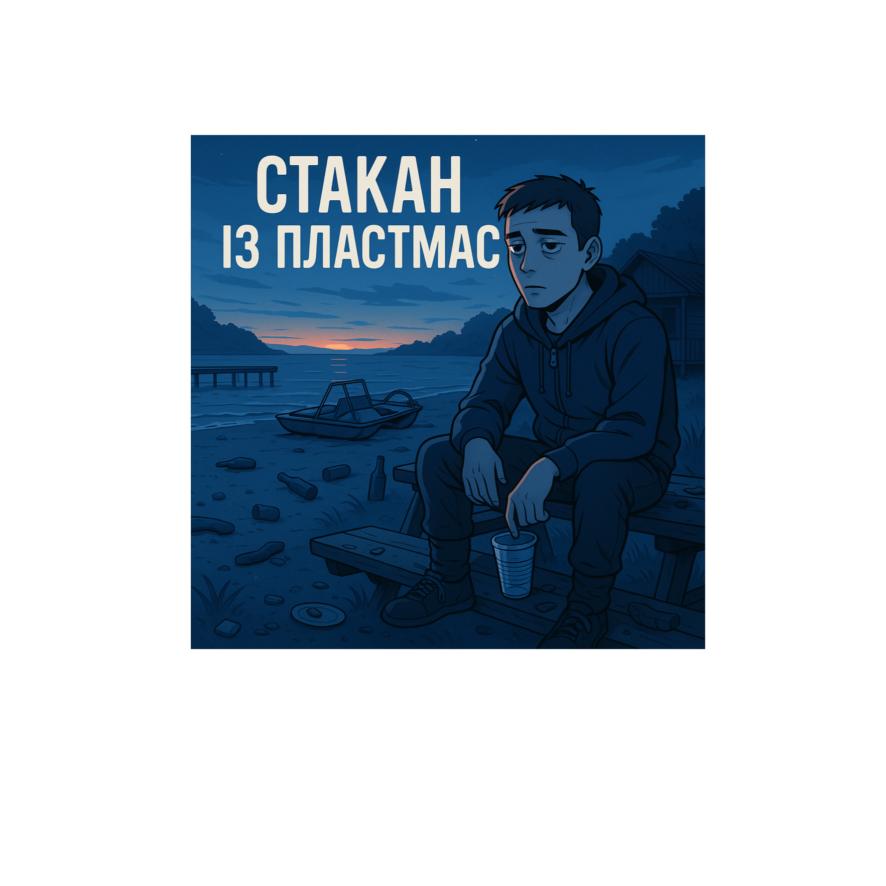 "Стакан із пластмас" artwork