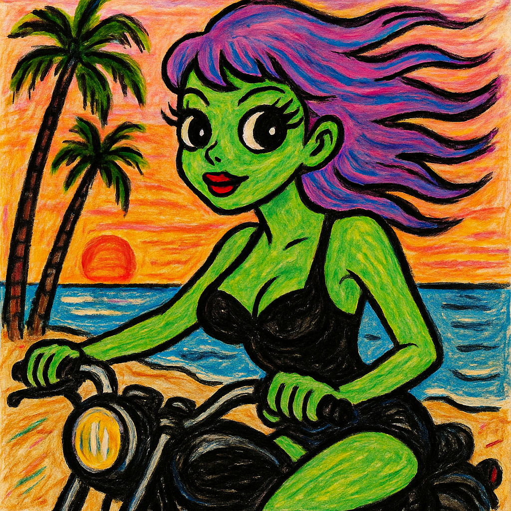 Mindy The Zombie Rider (Morgenrot Cover 1) artwork
