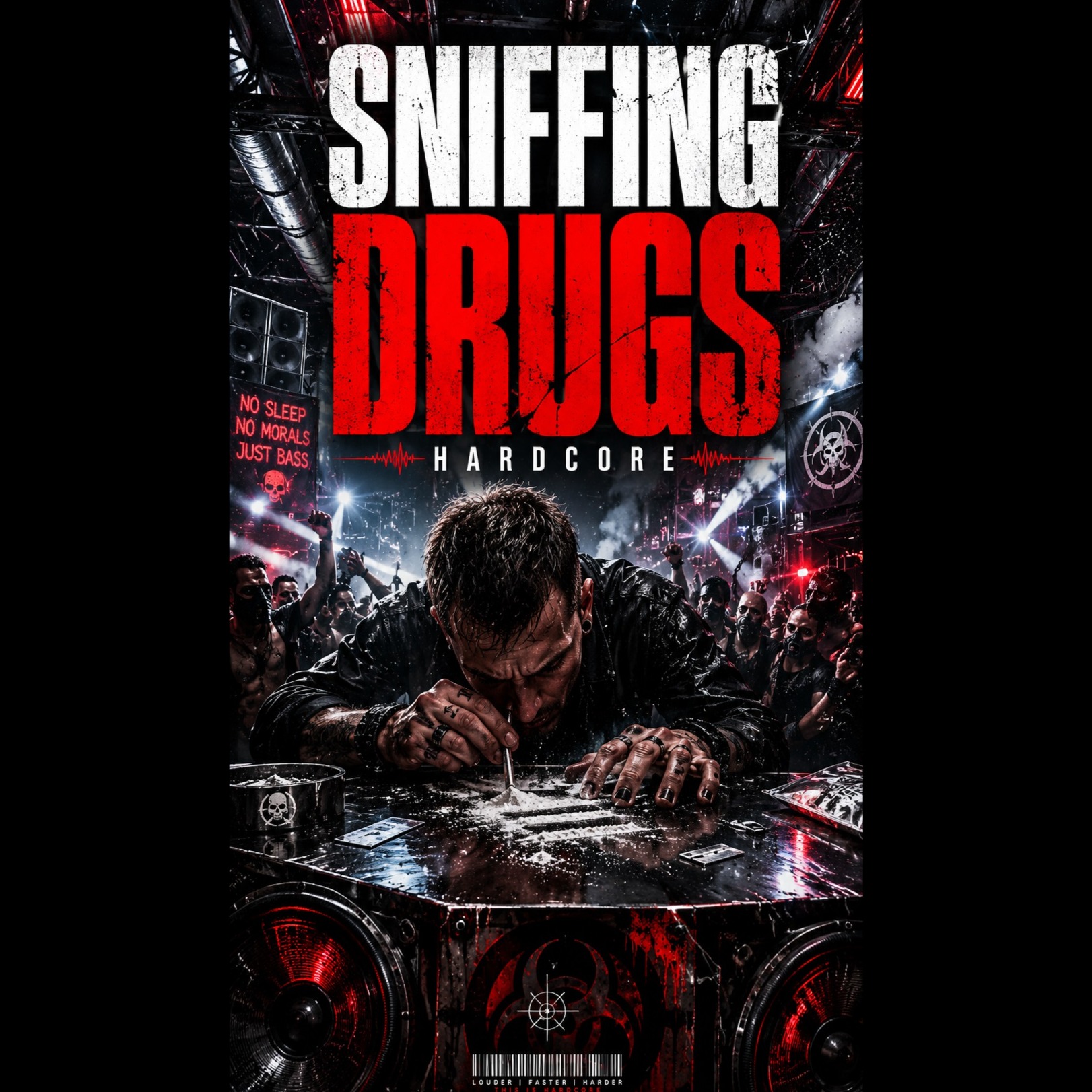 SNIFFING DRUGS - HARDCORE