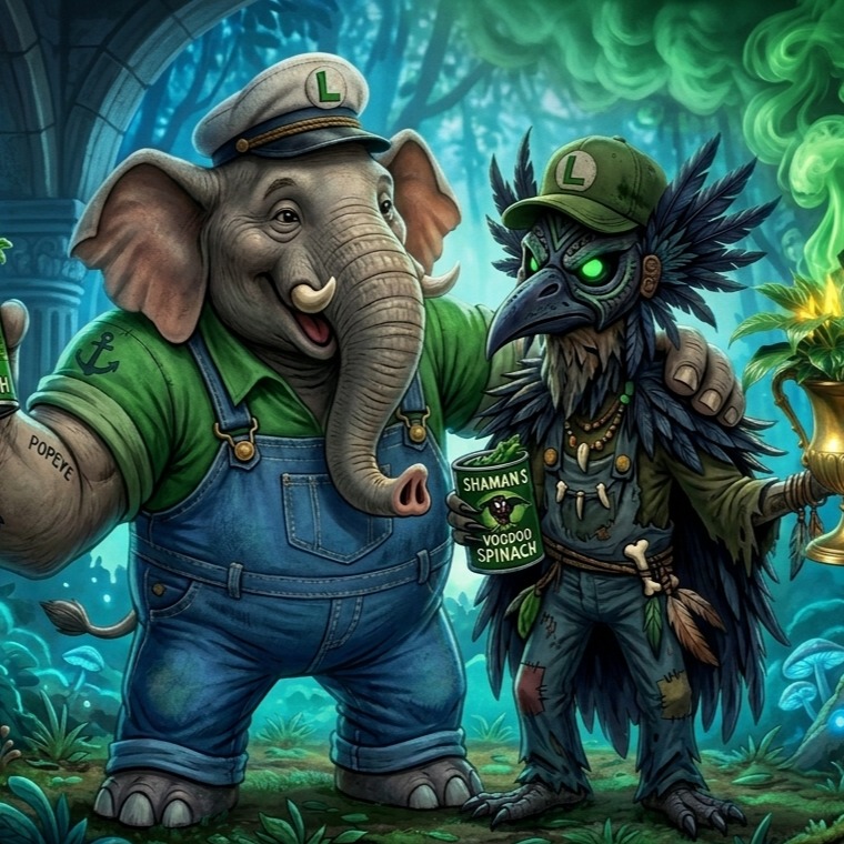 Super Spinach Brothers artwork