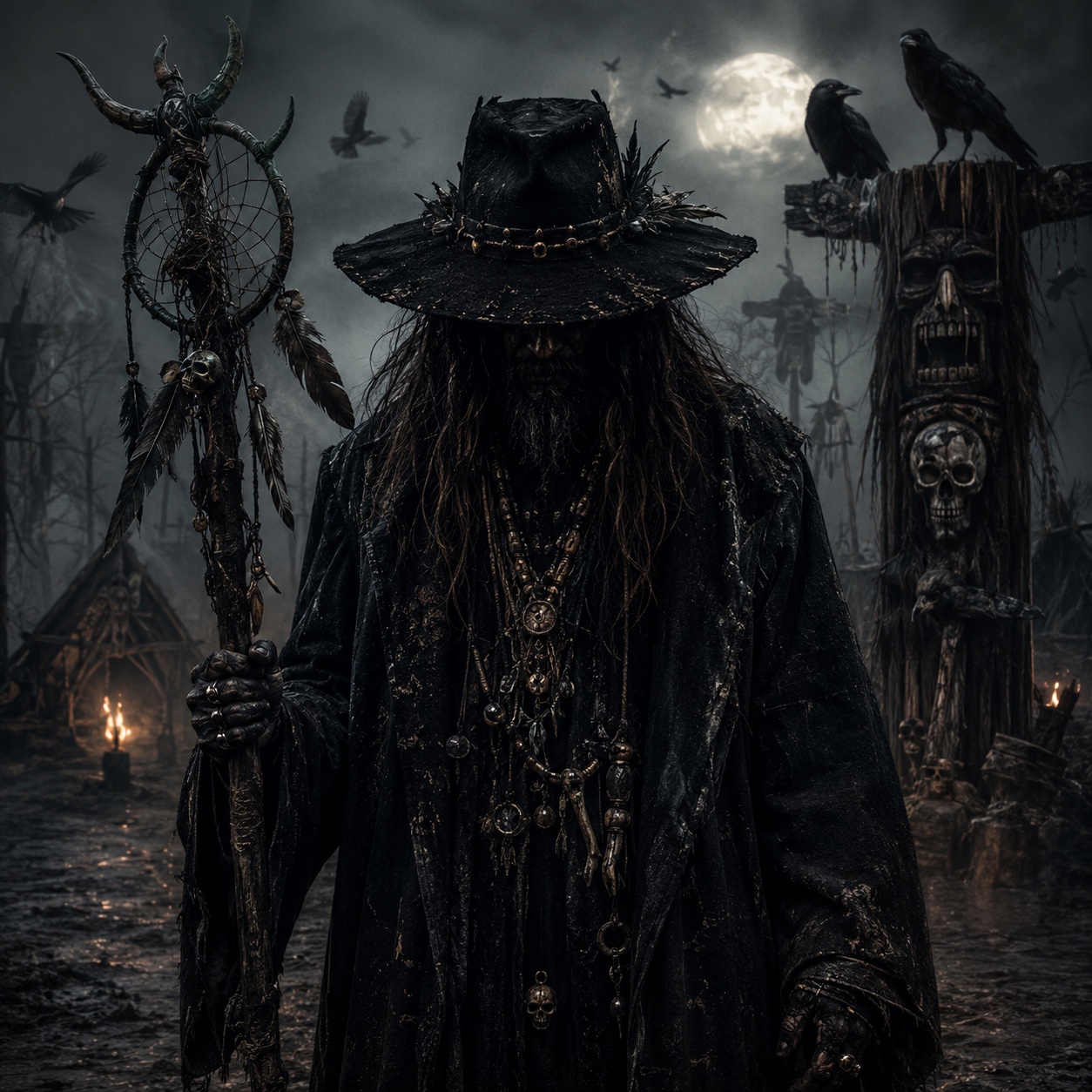 They call him “Dark Shaman” artwork