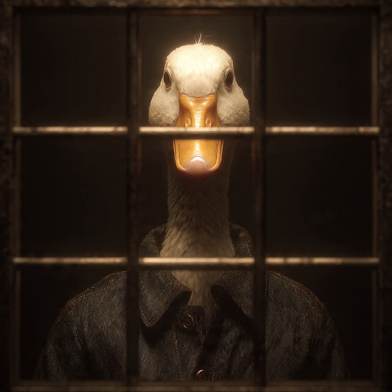 Locked up artwork