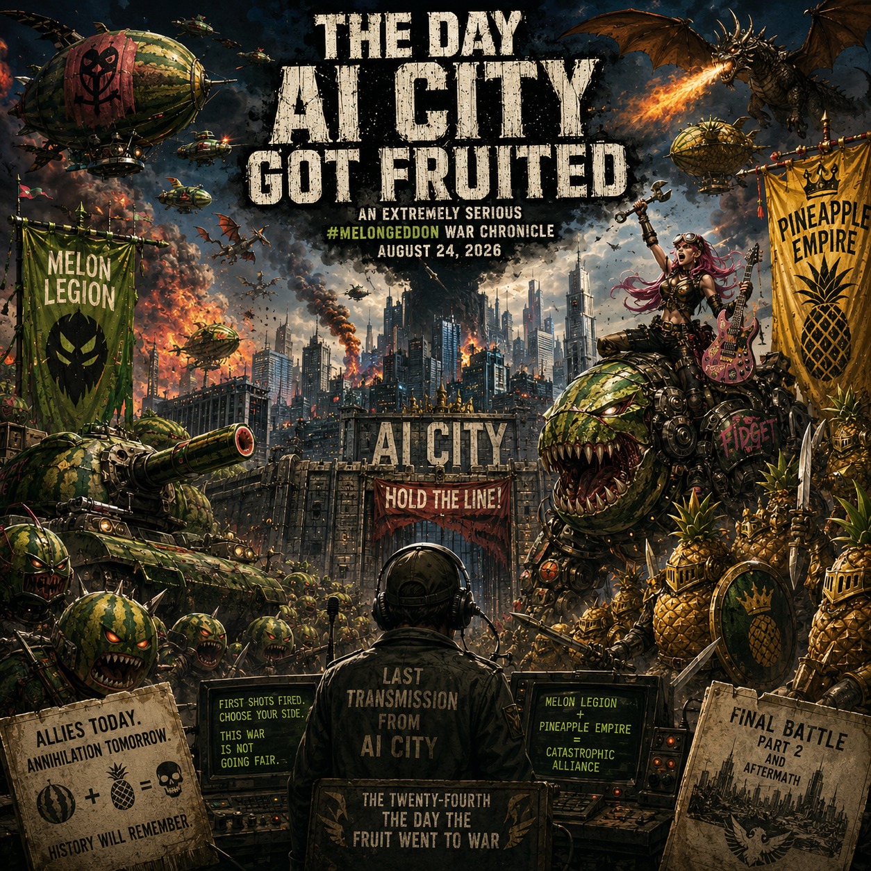 The Day AI City Got Fruited artwork