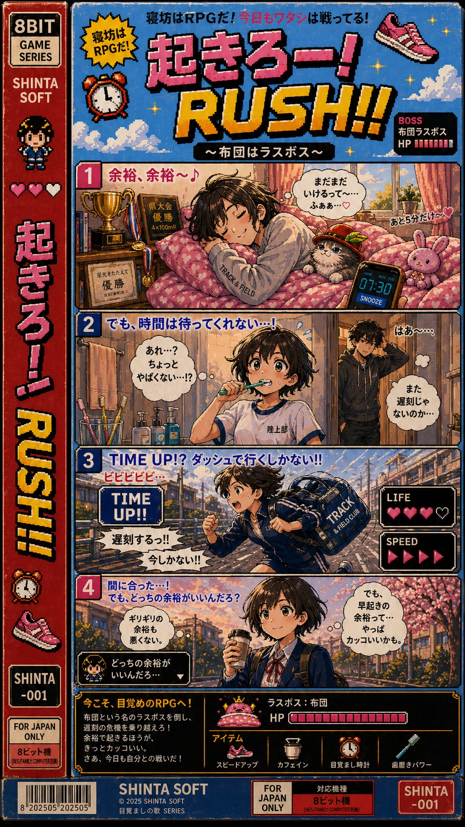 起きろー！RUSH!! artwork