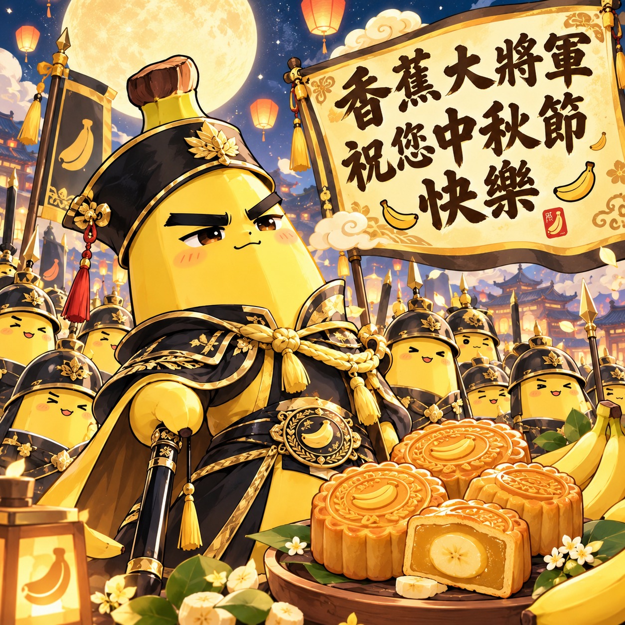 香蕉大將軍祝您中秋節快樂 artwork