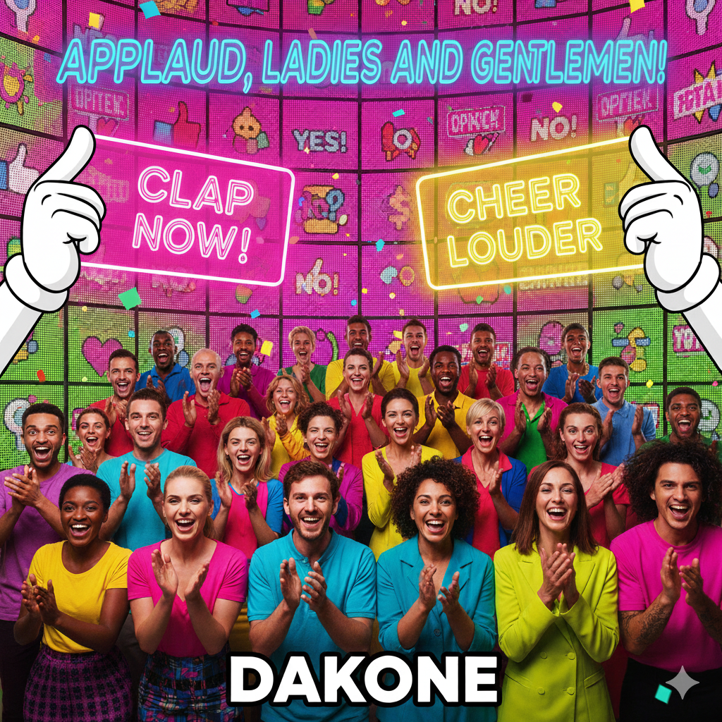 "Applaud, Ladies and Gentlemen!” artwork