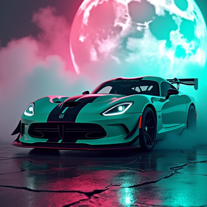 Dodge Viper ACR artwork