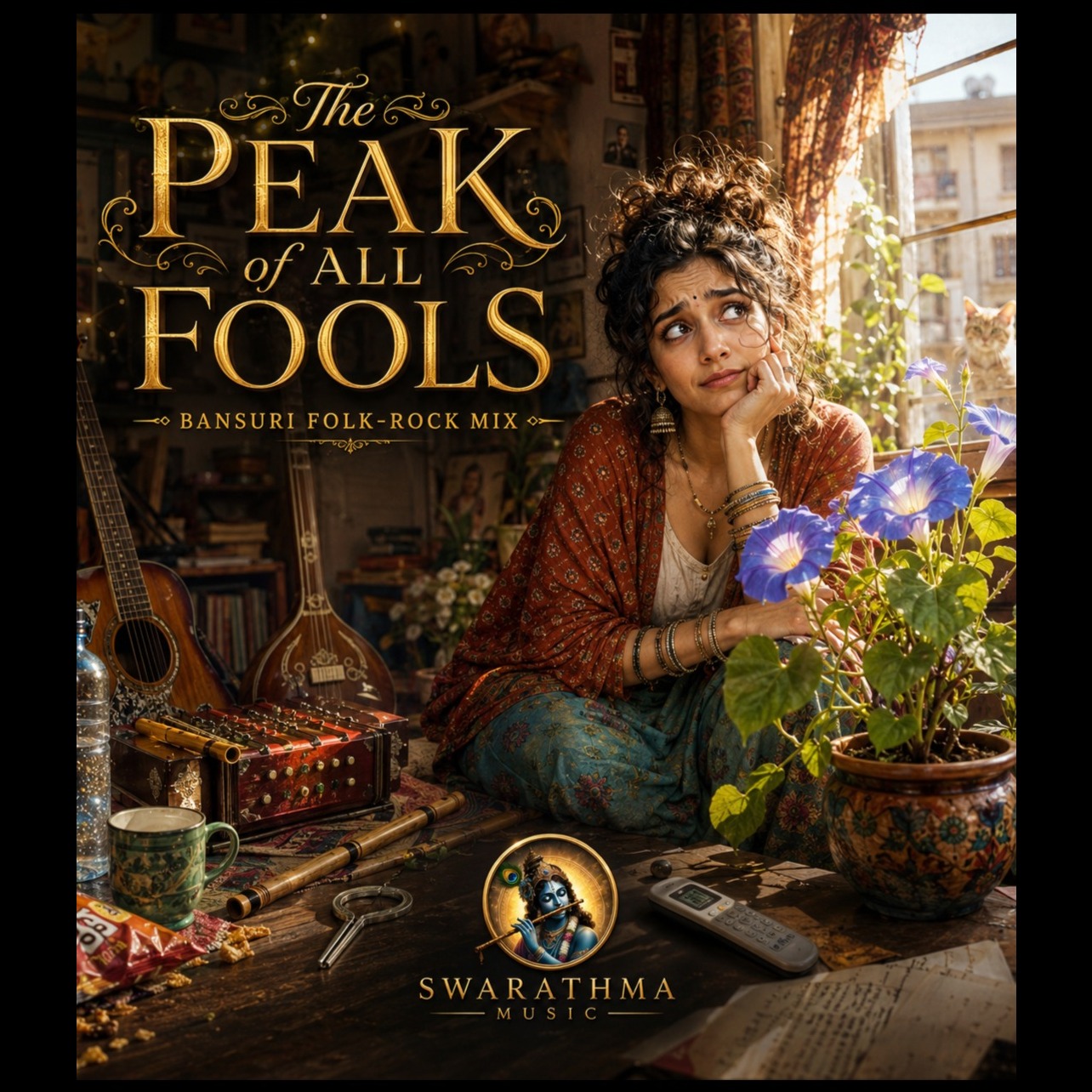 The Peak of All Fools X  purplesage — Bansuri Folk-Rock Mix artwork