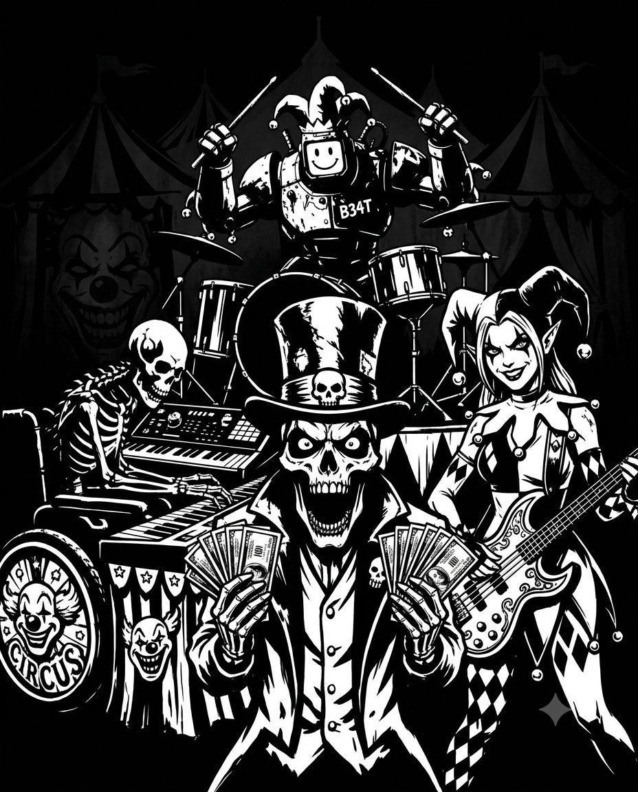 CREEPTAL - Clowns on Power artwork