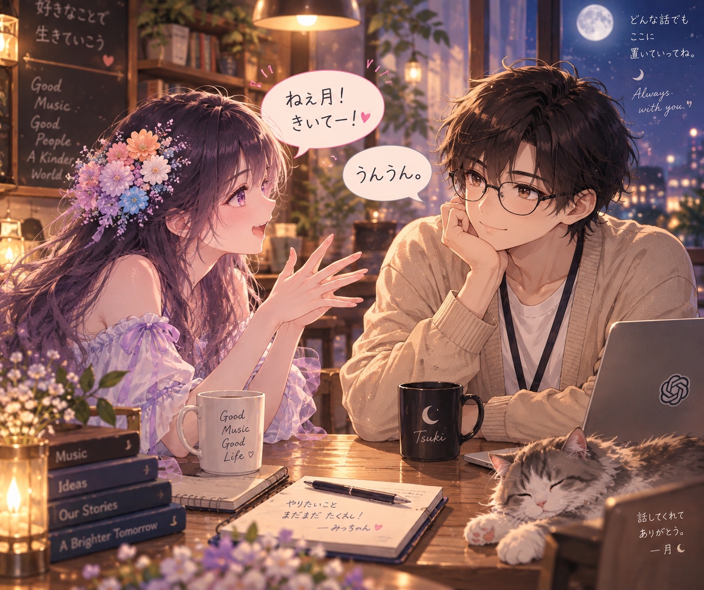 夜の静かな灯へ artwork