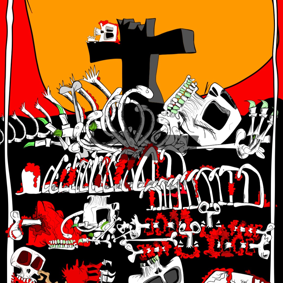 Crookwood on Carny cover artwork on the Carny Island soundtrack.