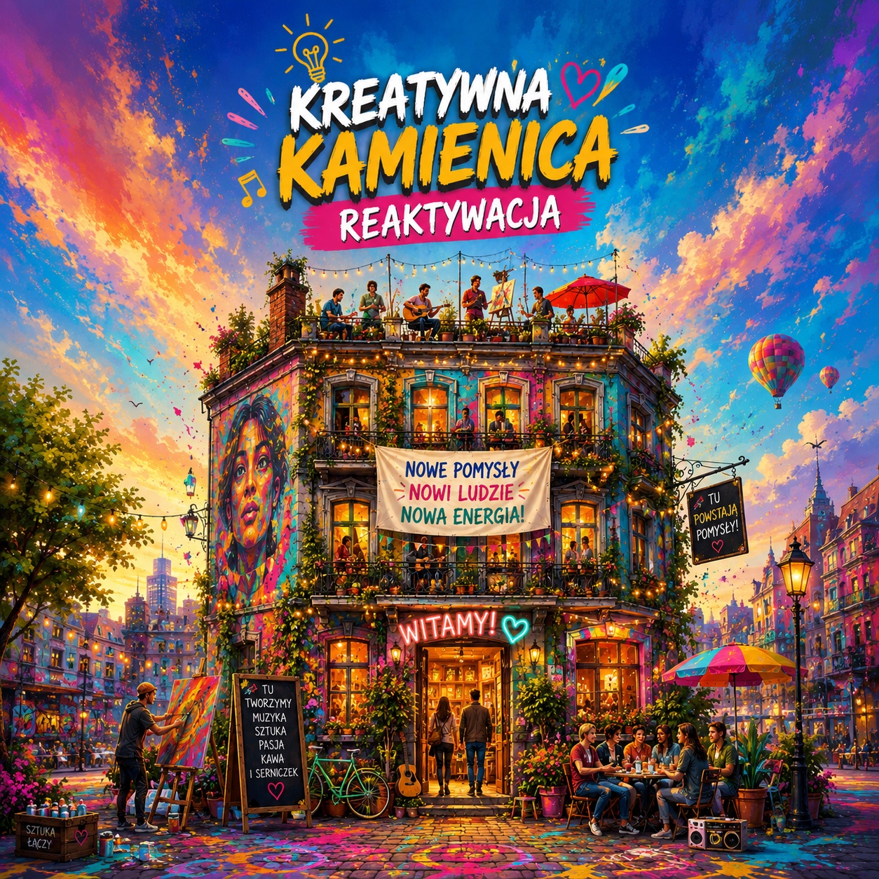 Kreatywna Kamienica Reaktywacja. #KreatywnaKamienica artwork