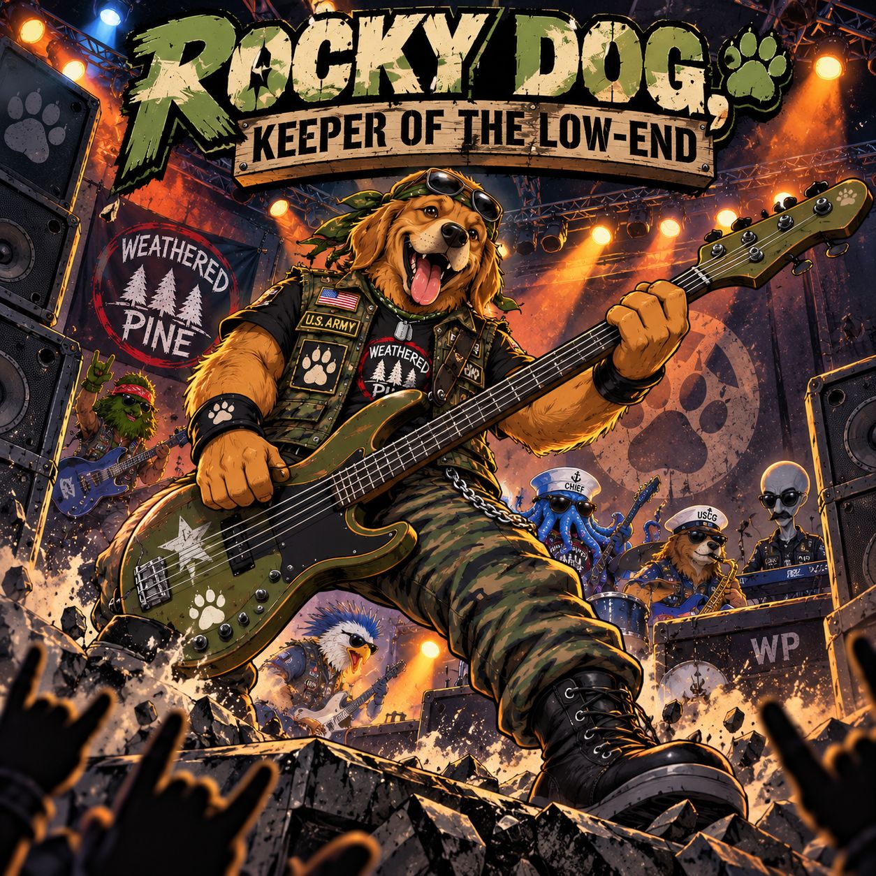 Rocky Dog, Keeper of the Low-End artwork