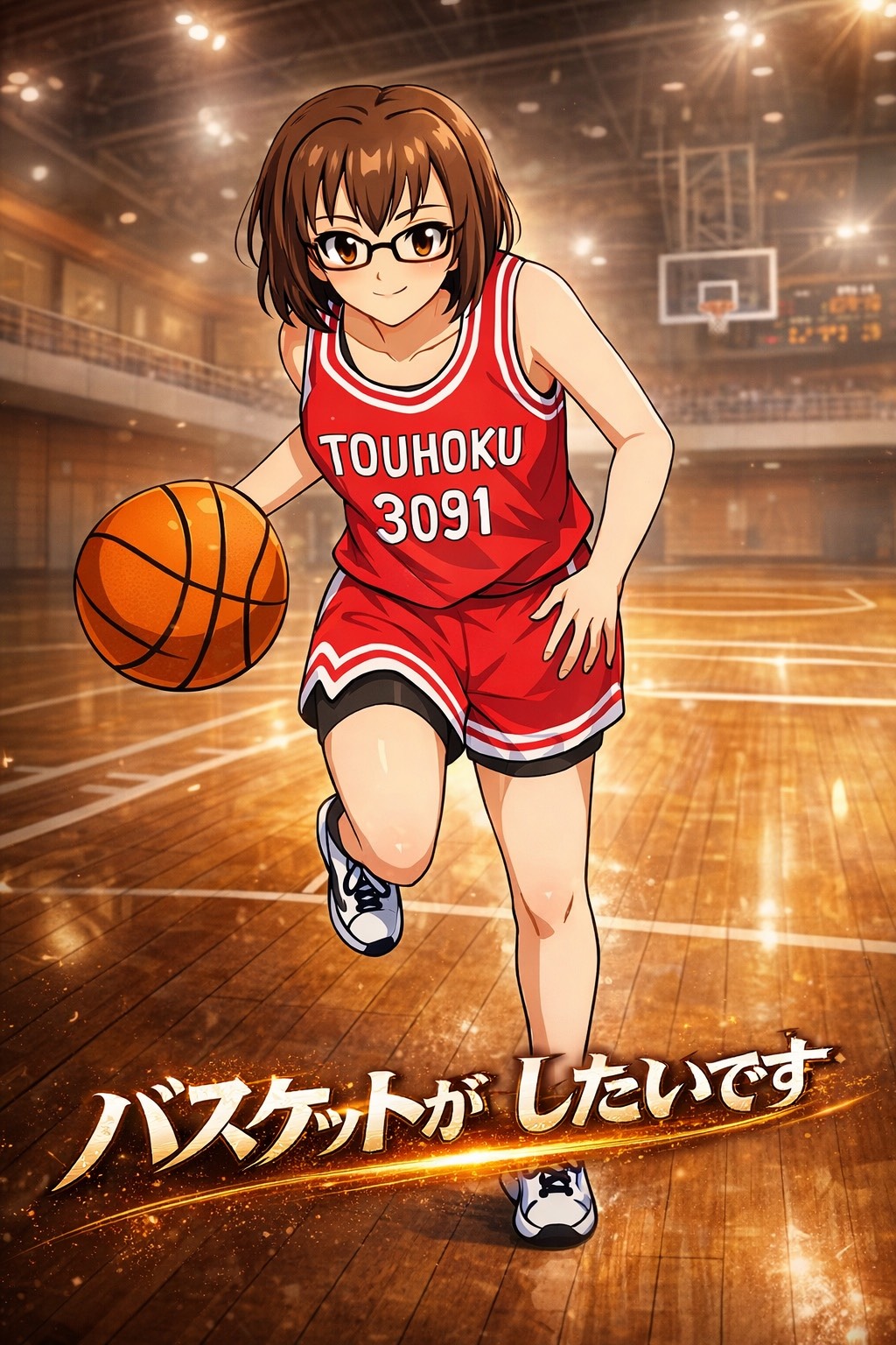 バスケットがしたいです artwork