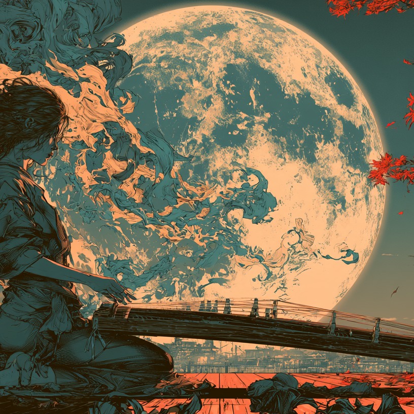 Rabbit in the Moon artwork