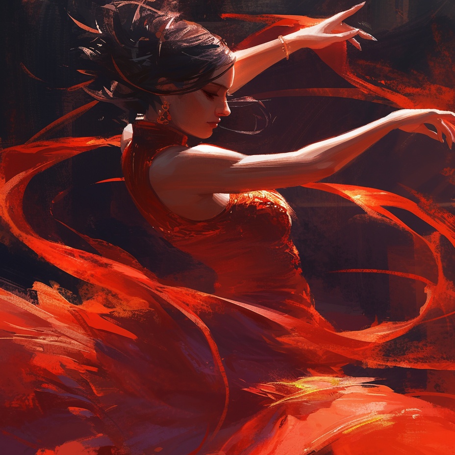 dancing in the flame♪instrumental artwork