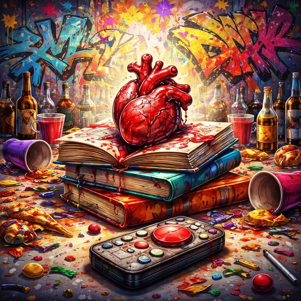 Party! Learn! Love! Fuck! artwork