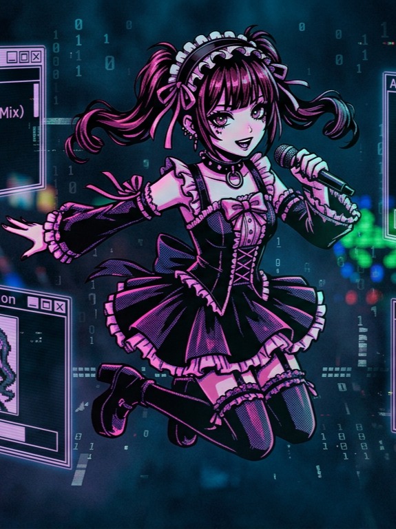 『MP3 消えたジャケット ～ID3v2.3 Conversion Version～ 地雷系Sunoタグ体操』 64bit artwork