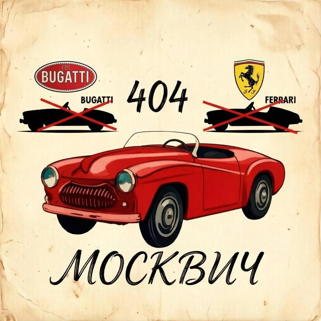 Москвич 404 artwork