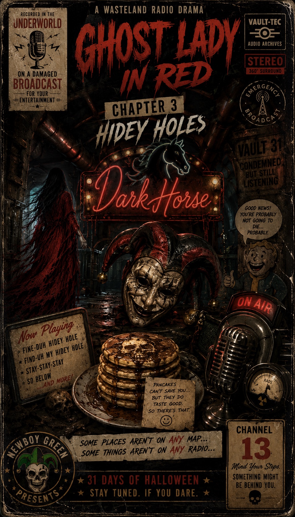 Ghost Lady in Red (Chapter 3) Hidey Holes artwork