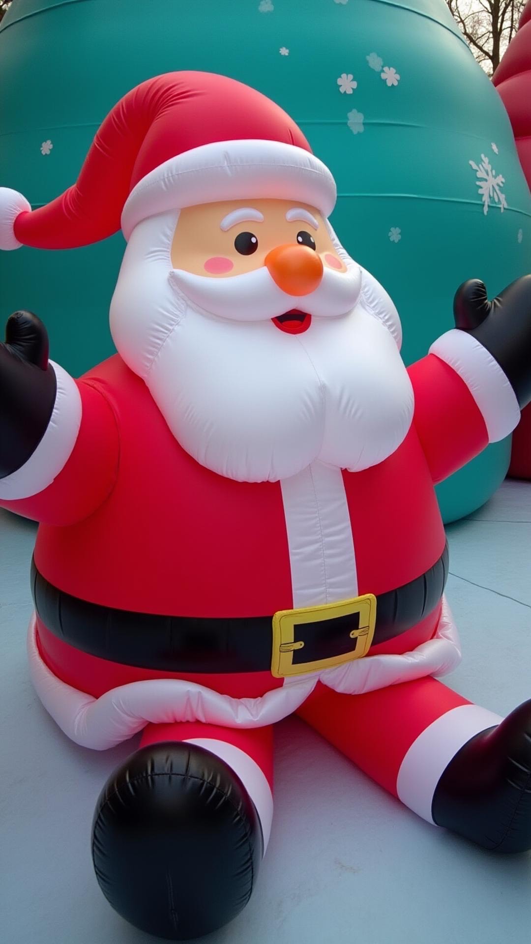 Giant Santa artwork