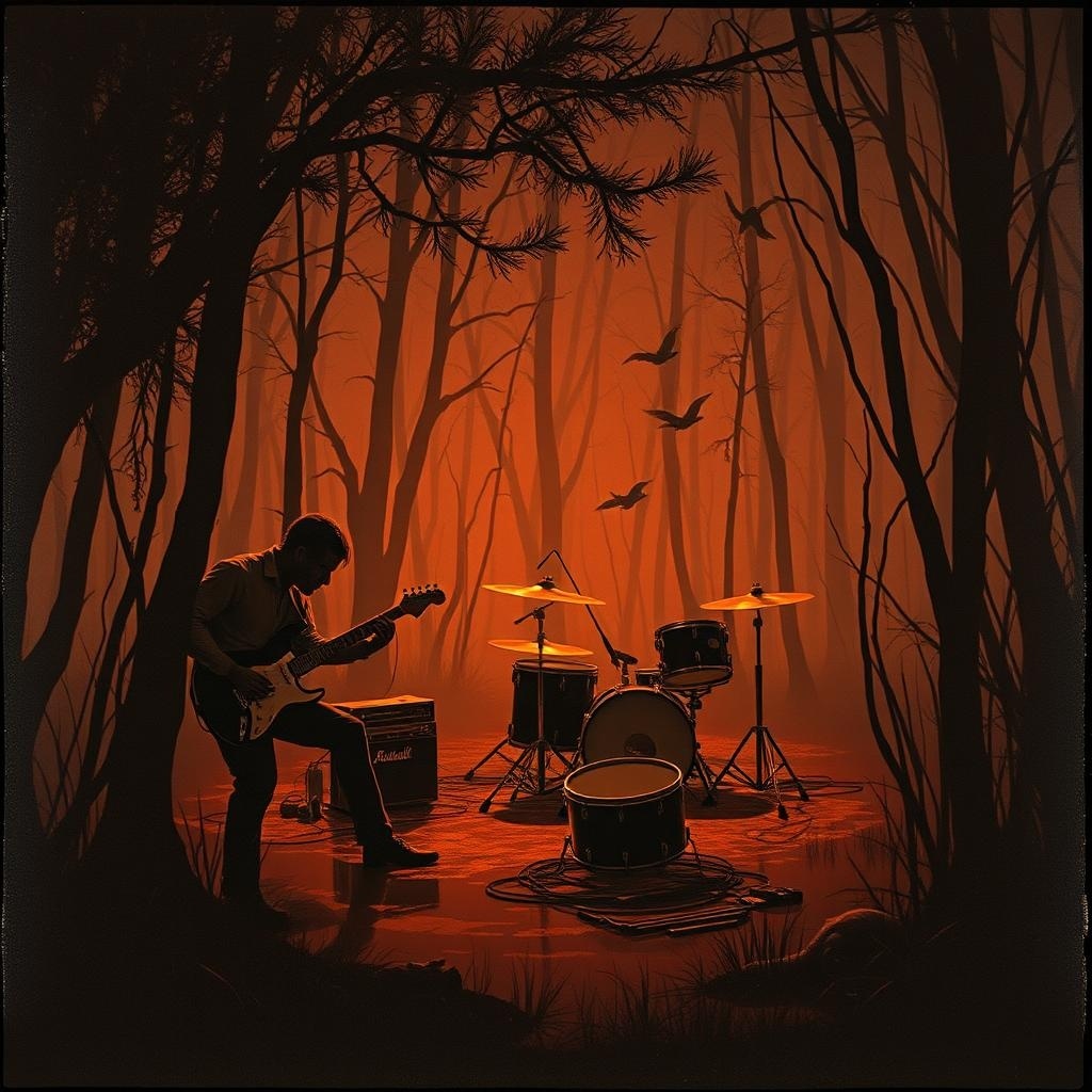 Image for Slow bluesy, Southern swamp rock, male vocals, electric guitar, bass guitar, roc