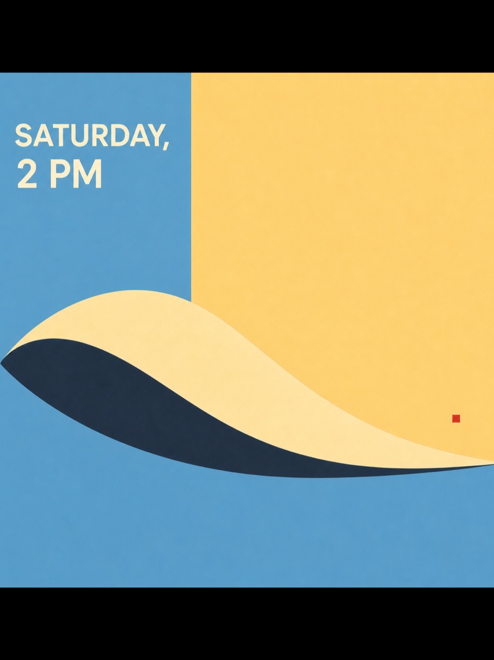 Saturday, 2 PM artwork