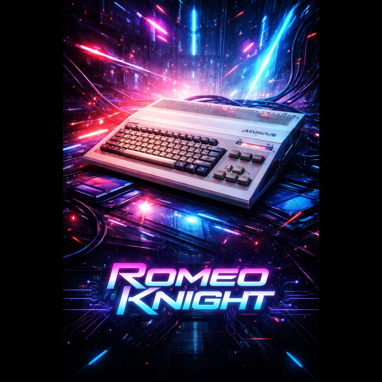 Outlaws Cracktro Theme (Commodore Amiga cracktro music cover) by Romeo Knight artwork