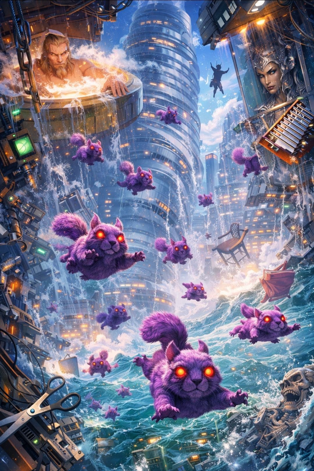 Strategic Purple Not-Squirrels artwork
