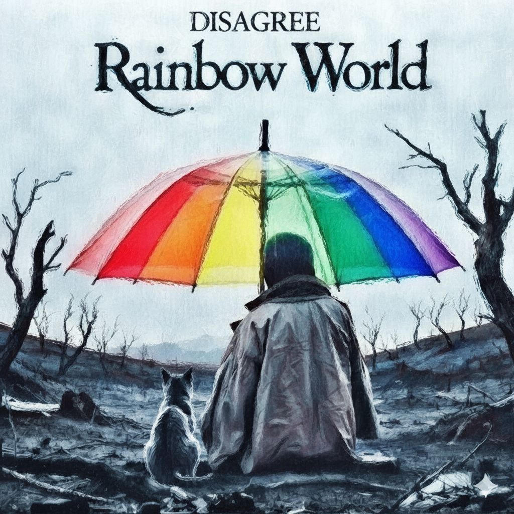 Rainbow world (English ver.)(玻璃) artwork