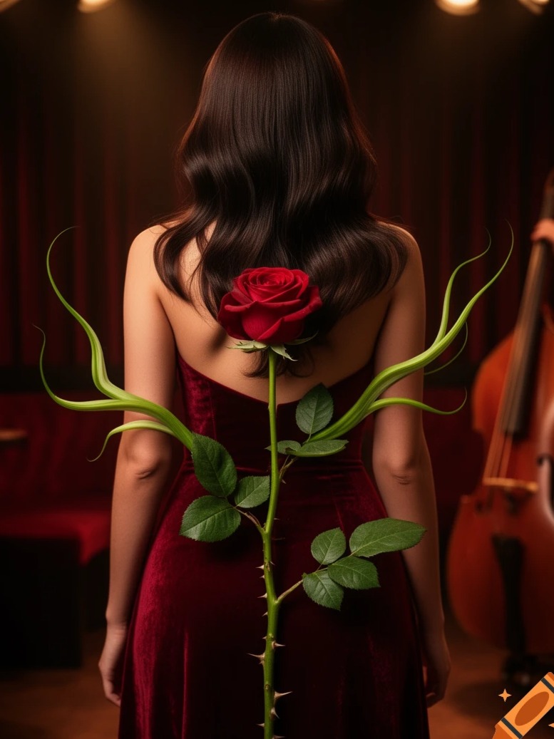 Cette folle de rose artwork