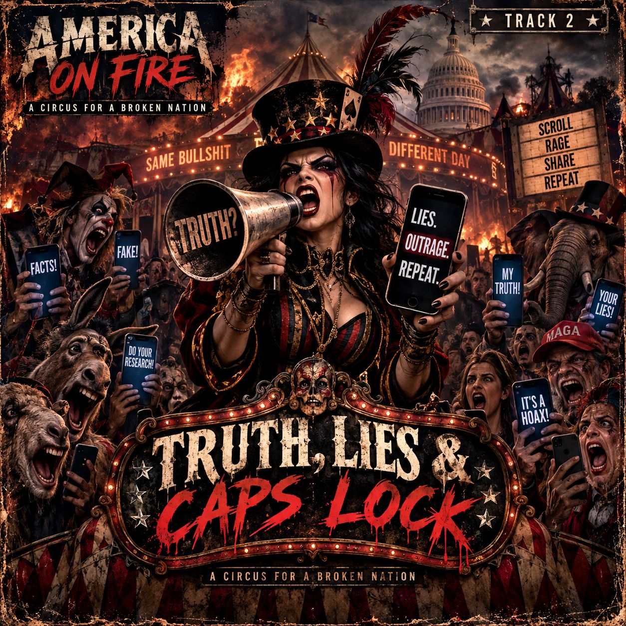 Truth, Lies & Caps Lock (Remix) artwork