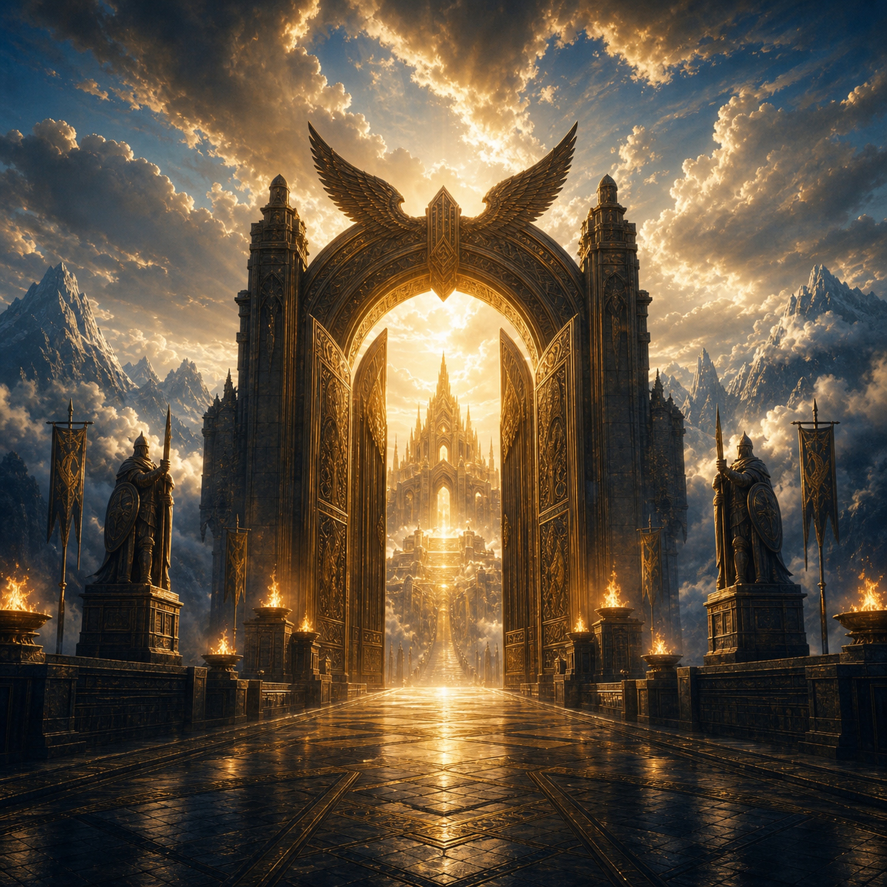 07 英雄の殿堂 / Valhalla - Hall of the Fallen Warriors artwork