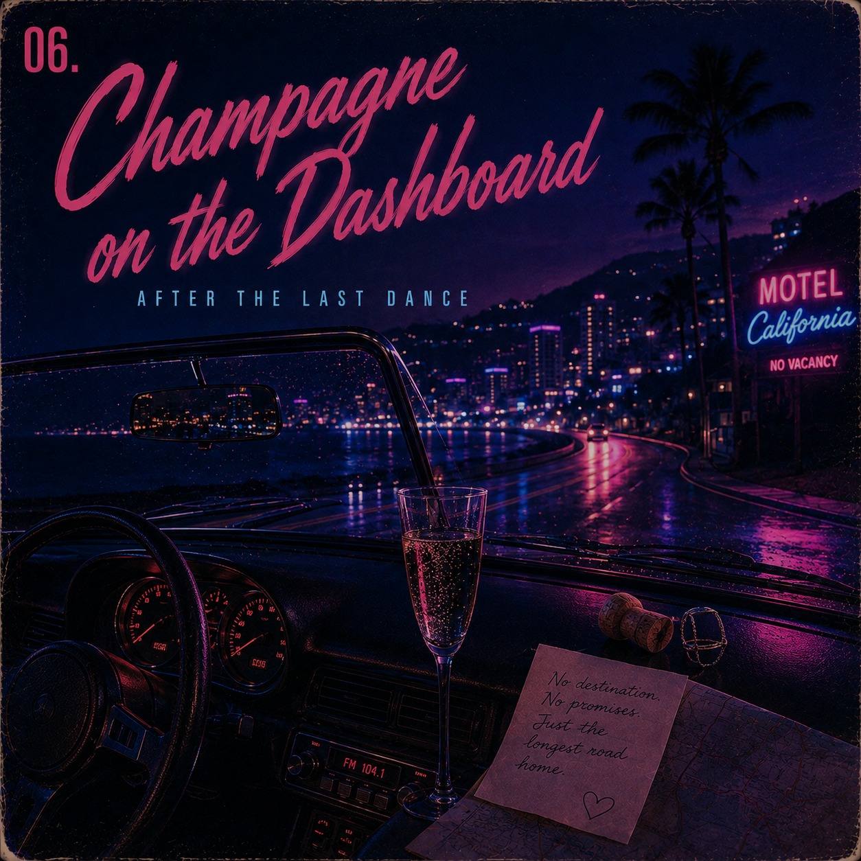 Champagne on the Dashboard artwork