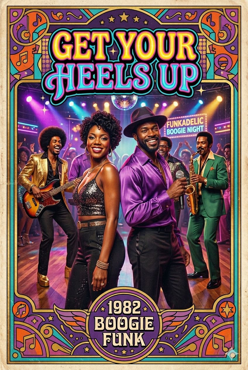 GET YOUR HEELS UP artwork