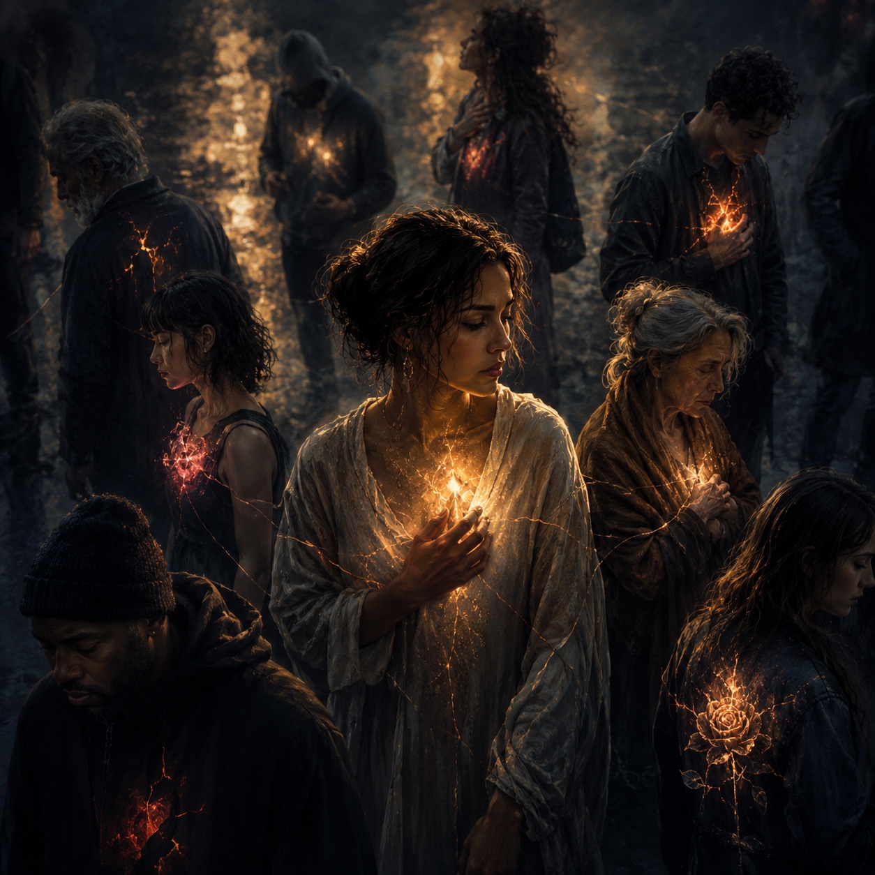 Everybody’s Bleeding Somewhere artwork
