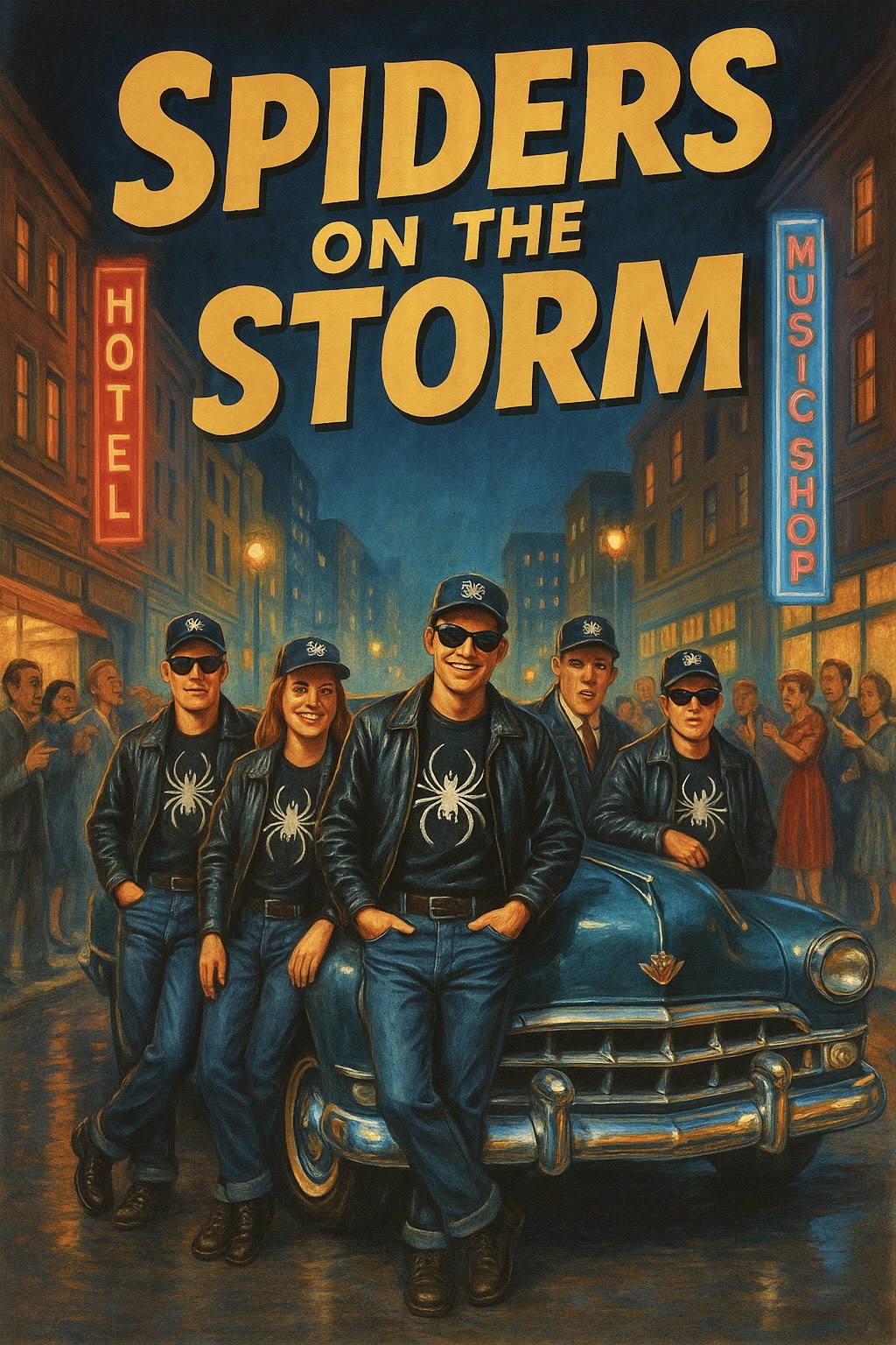 Spiders on the storm artwork