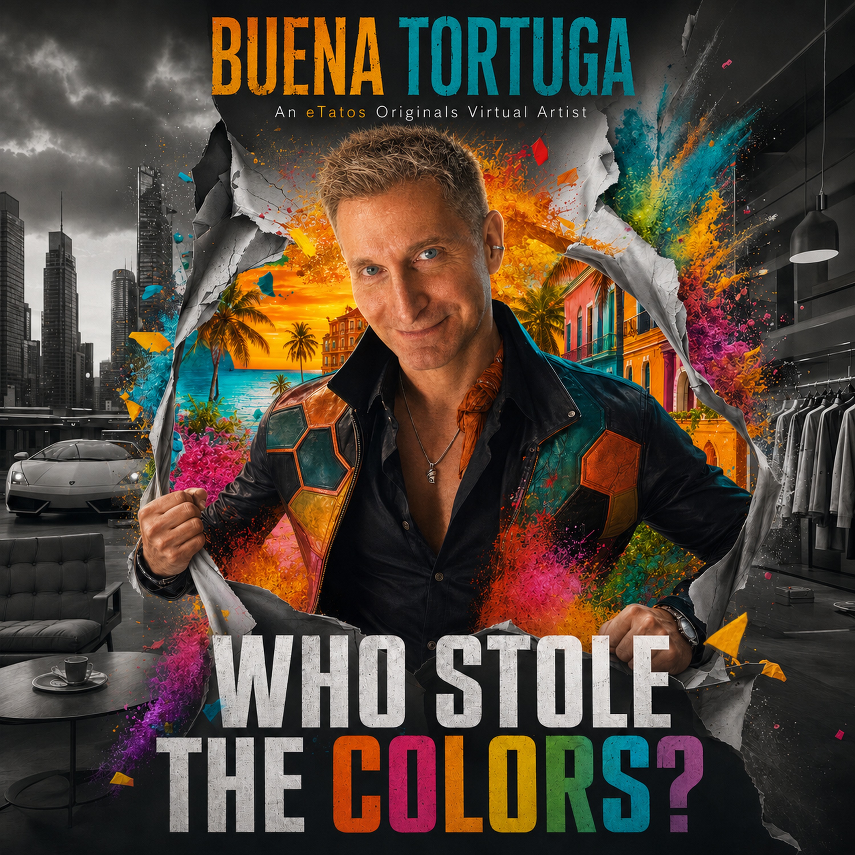 Buena Tortuga – WHO STOLE THE COLORS? artwork