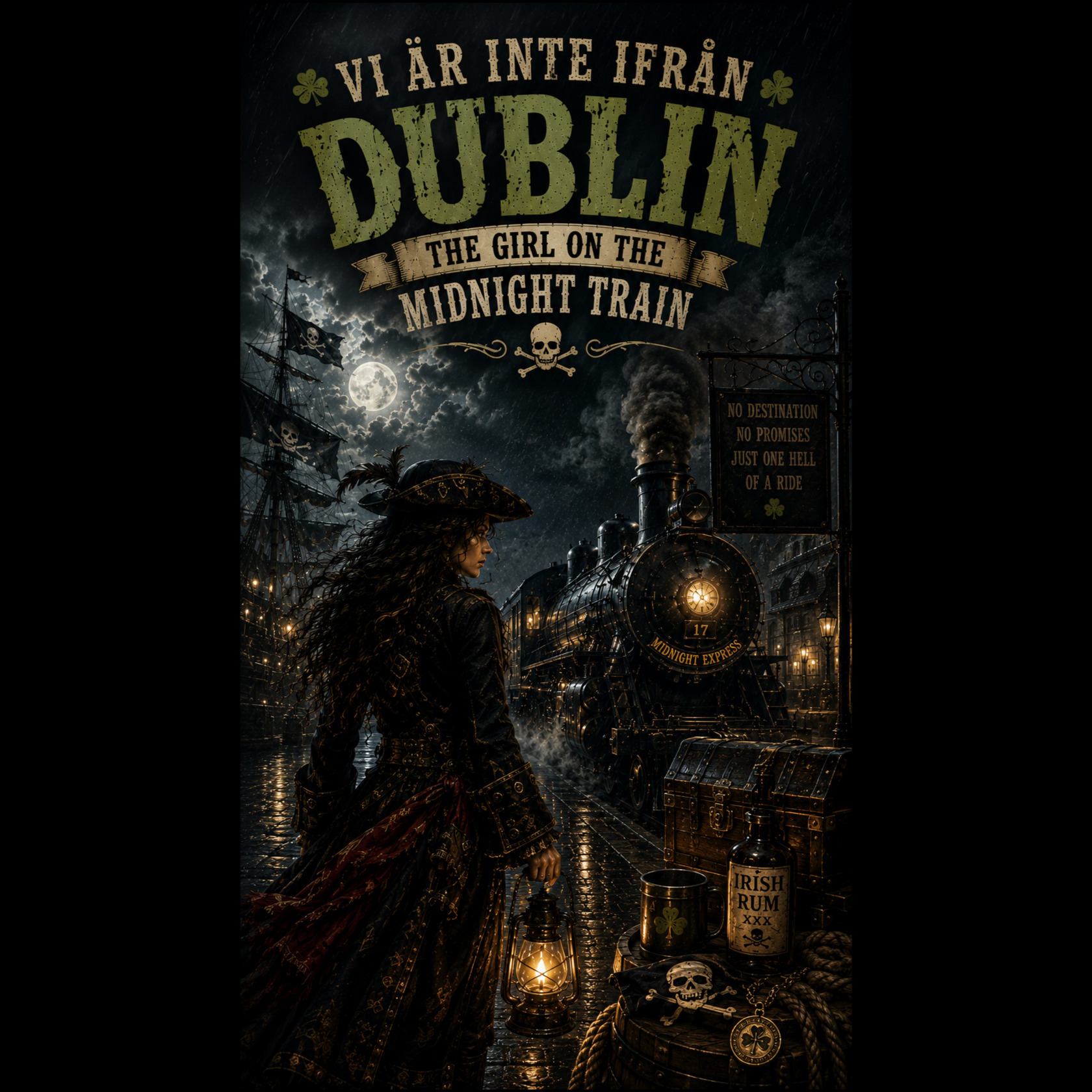 Vi är inte ifrån Dublin - The Girl on the Midnight Train artwork