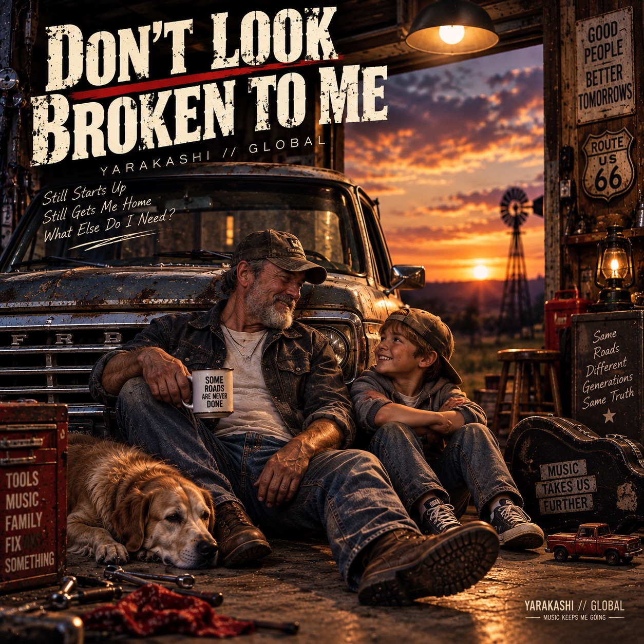 DON’T LOOK BROKEN TO ME artwork