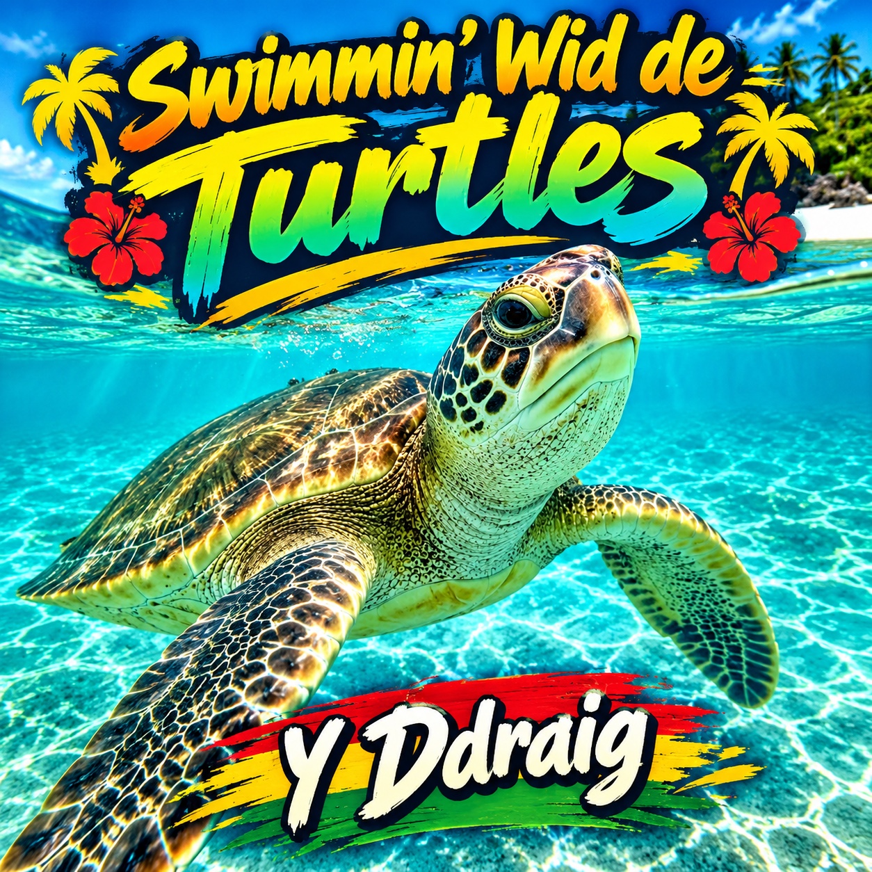 Swimmin' Wid de Turtles Bildmaterial